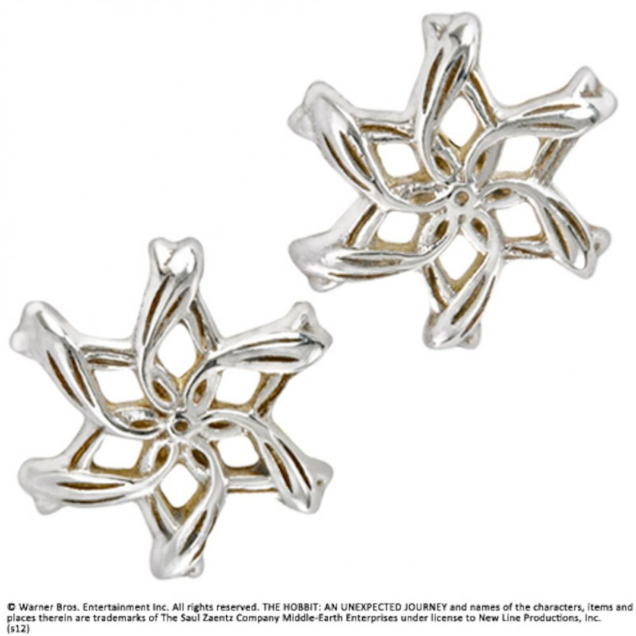 il signore deglia anelli: orecchini argento galadriel