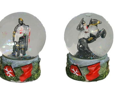 medievali nella sfera di vetro