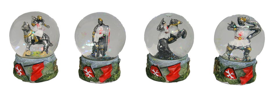 medievali nella sfera di vetro