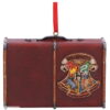 harry potter valigia di hogwarts ornamento