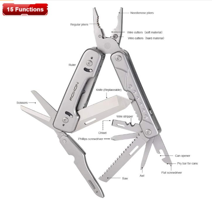 multiuso pinza roxon phantom s802 multiuso pinza roxon phantom s802
