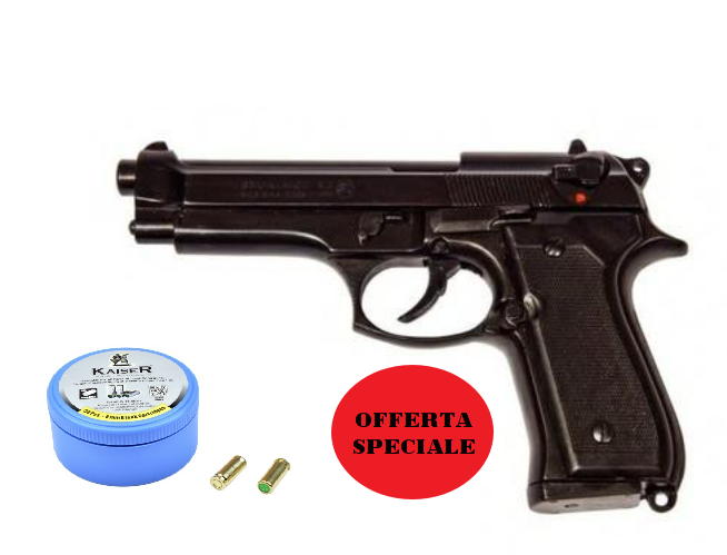 pistola a salve 92 calibro 8mm + 50 ricarica