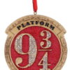harry potter binario 9 e 3/4 ornamento harry potter binario 9 e 3/4 ornamento