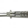 coltello butterfly in acciaio argento super misura