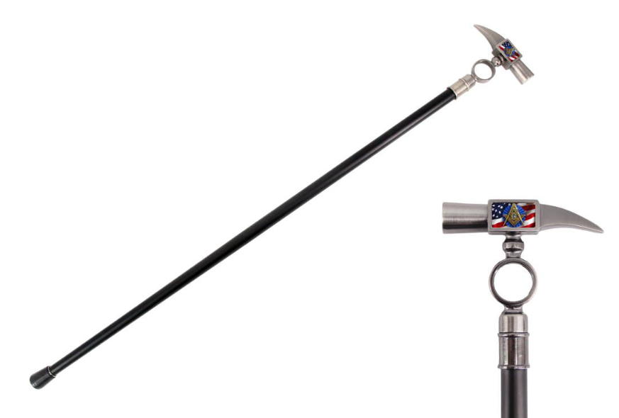 bastone passeggio massonico bandiera