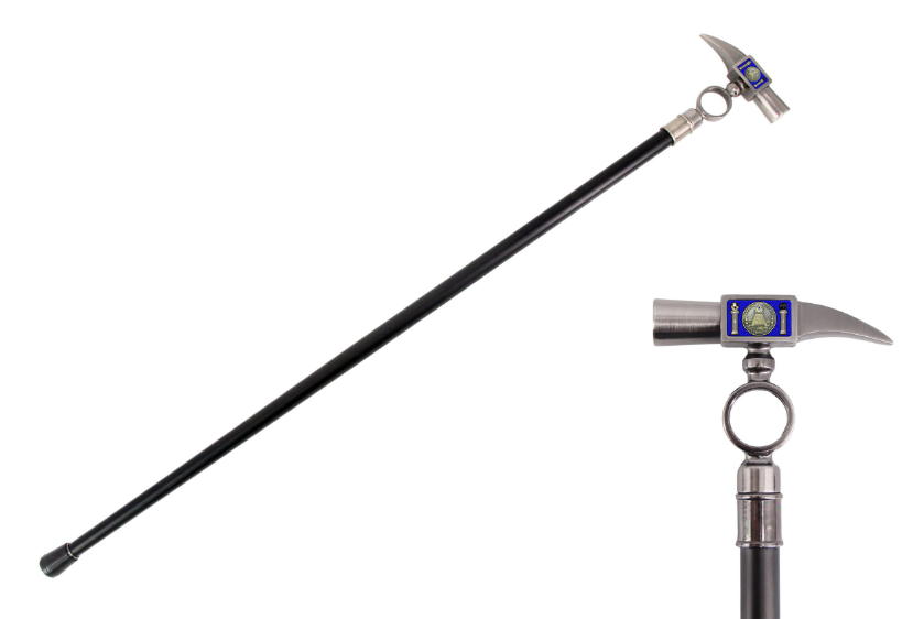 bastone passeggio massonico blue