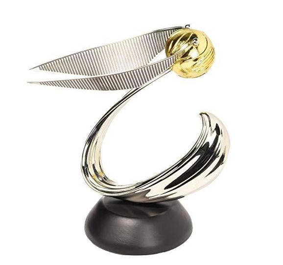 harry potter: boccino d'oro placcato oro e argento 18 cm