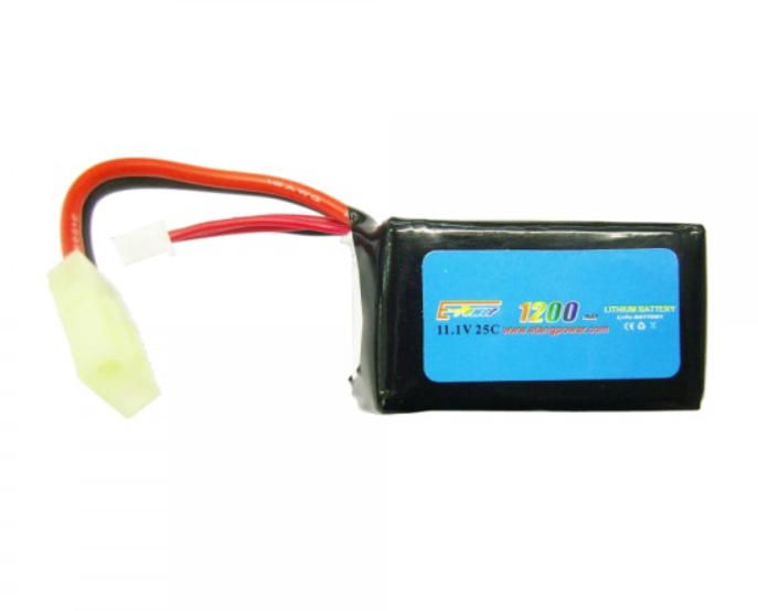 batteria e-tang power li-po 11.1v x 1200mah 25c