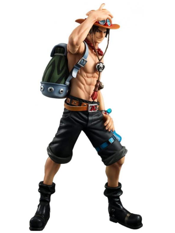 one piece statua neo dx portgas d. ace 10th versione limitata p.o.p 23 cm