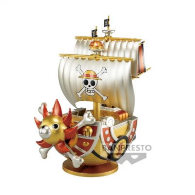 one piece mega world collectable figura thousand sunny color oro limited edition
