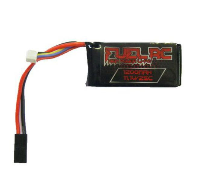 batteria fuel li-po 11.1v x 1200mah 25c