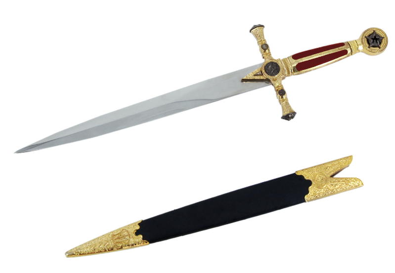 pugnale massonico classico cm 55,50 rd