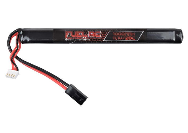 batteria li-po 11.1v x 1000mah 20c super slim stick feul