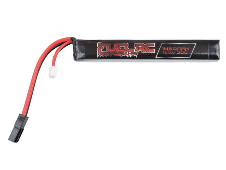 batteria li-po 11.1v x 1450mah 30c stick fuel