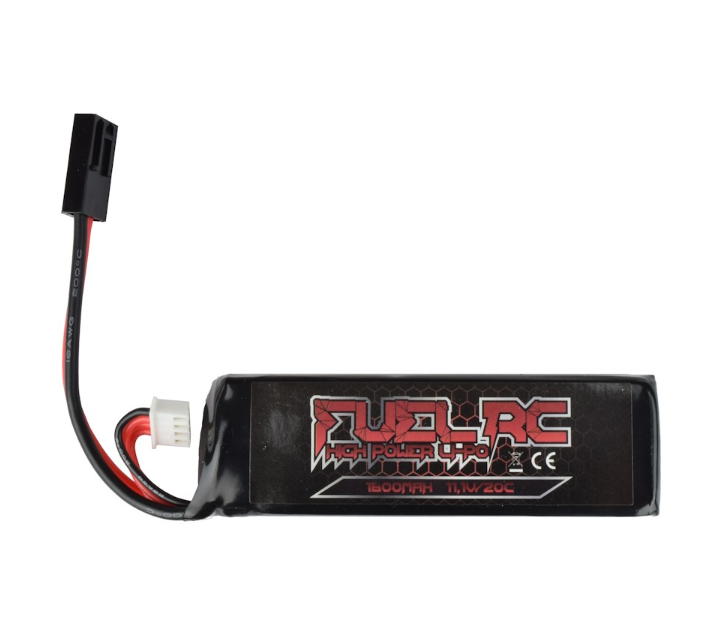 batteria li-po 11.1v x 1600mah 20c fuel