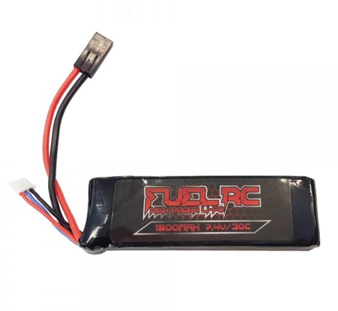 batteria li-po 7.4v x 1800mah 20c  fuel