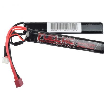 batteria li-po 7.4v x 2000mah 20c nunchuck connettore deans feul