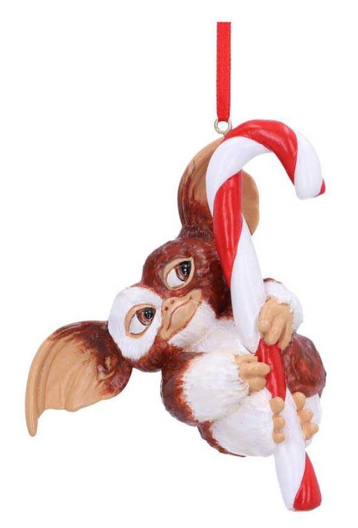 gremlins gizmo candy cane hanging ornament