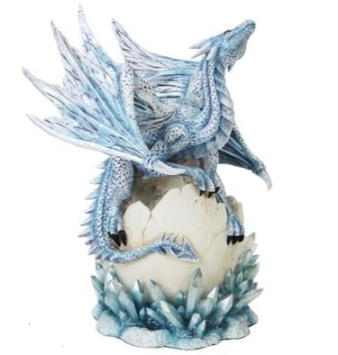 dragon hatchling on crystal