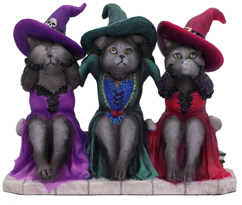 three wise witchy kittys