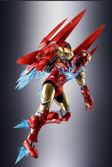 iron man 16 cm bandai tamashii nations in metallo pressofuso iron man 16 cm bandai tamashii nations in metallo pressofuso