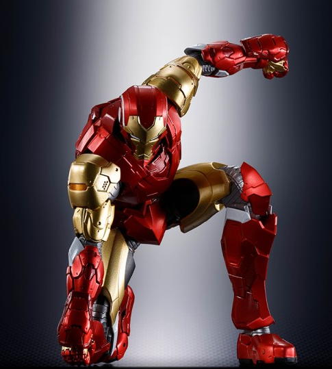 iron man 16 cm bandai tamashii nations in metallo pressofuso iron man 16 cm bandai tamashii nations in metallo pressofuso