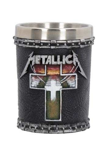 bicchiere shot metallica - master of puppets