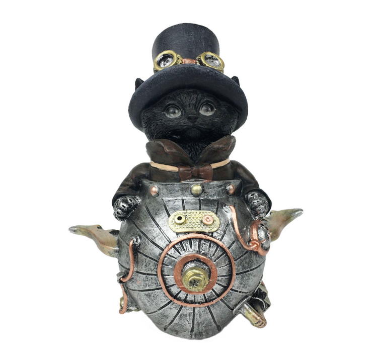 gatto volante steampunk