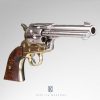 repica revolver colt 45 fast draw 4'75" usa 1873 silver/gold