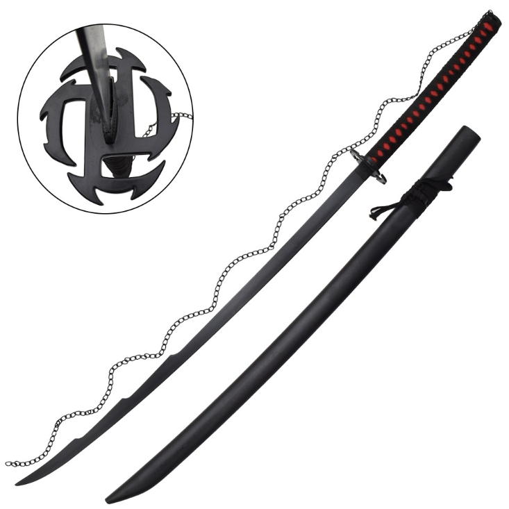 katana evoluzione di tensa zangetsu (heaven chain slaying moon), bleach