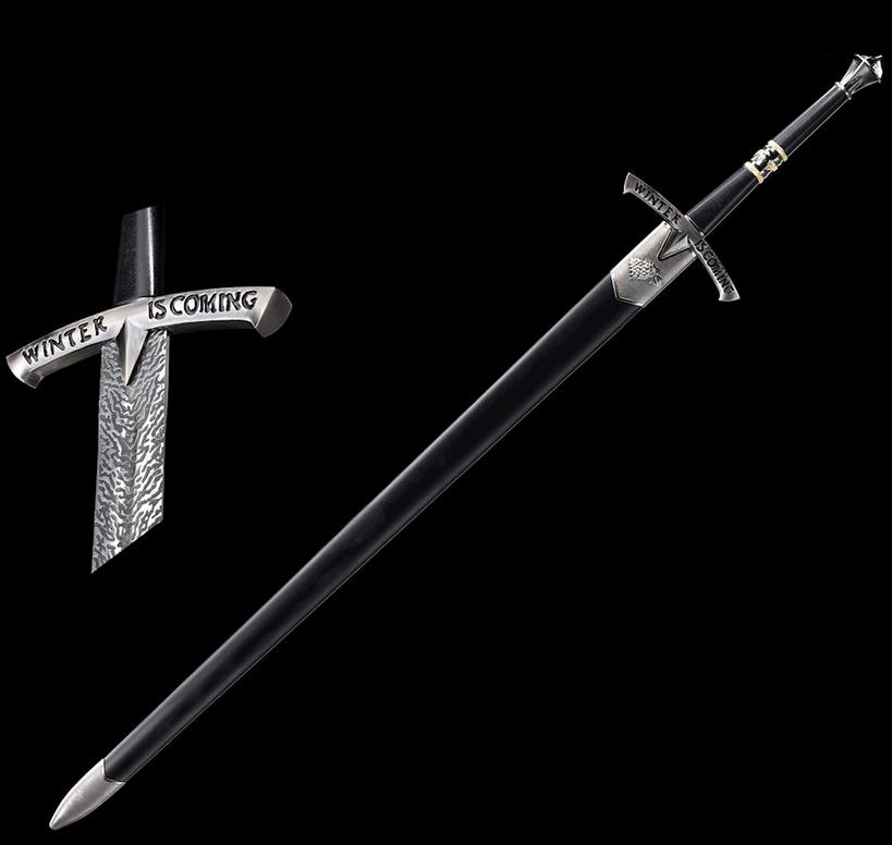 spada eddard stark game of thrones new fodero