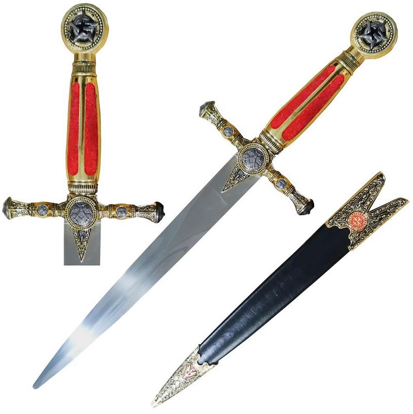 pugnale massonico classico cm 50 rd