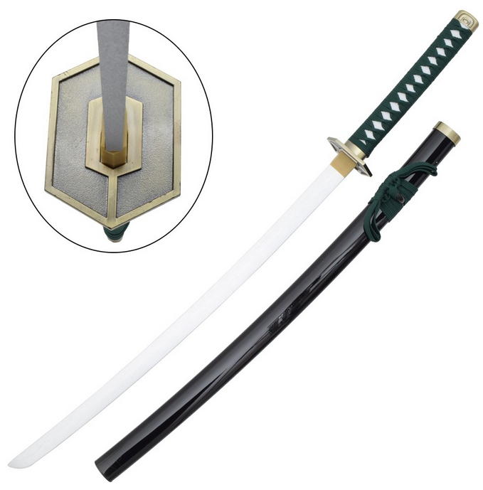 katana bleach zampakuto kyoka suigetsu di sosuke aizen lama in legno