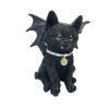 gatto nero in resina dracula