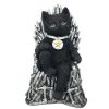 gatto nero in resina il trono di spade