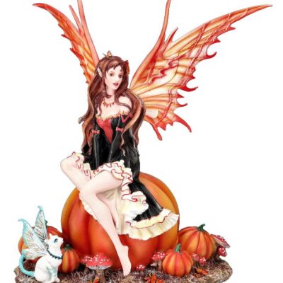 fata seduta sulla zucca