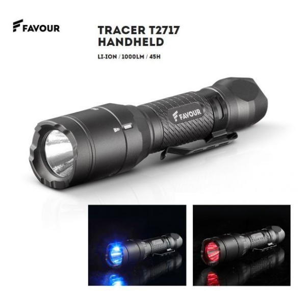 favour torcia  tracer 1000 lumen