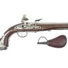 pistola a gas flintlock "george washington" silver