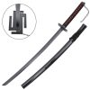 katana bleach bankai di ichigo kurosaki lama in legno