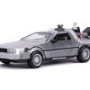 ritorno al futuro scala 1/24 delorean macchina del tempo