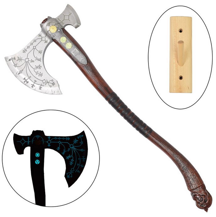 kratos l'ascia god of war lama in metallo!