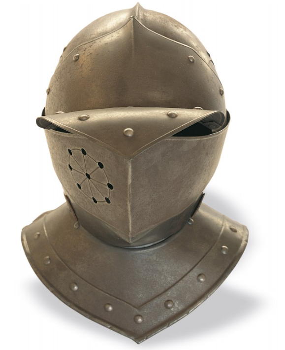 elmo secolo xv - xvi invecchiato