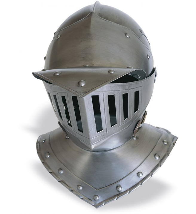 elmo secolo xv visiera