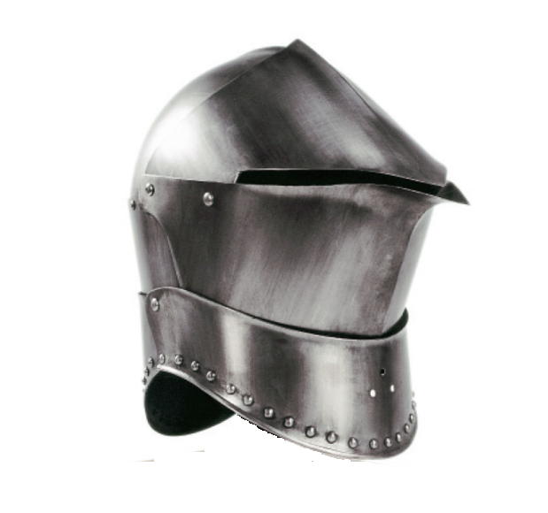 elmo secolo xv-xvi bacinetto