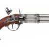 replica pistola antica 4 canne francia sec. xviii replica pistola antica 4 canne francia sec. xviii