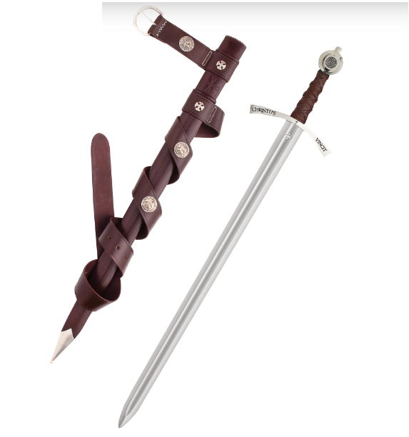 spada templare marto con fodero alta qualita' toledo