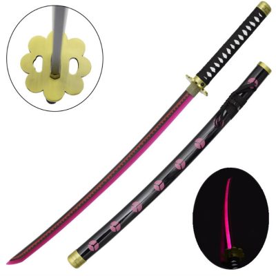 one piece:katana  shushui zoro roronoa con illuminazione led !