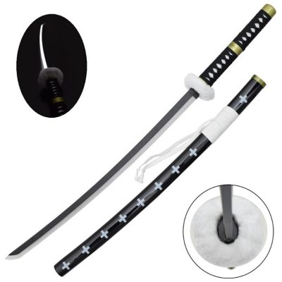 one piece:katana trafalgar law con illuminazione led black handle  !