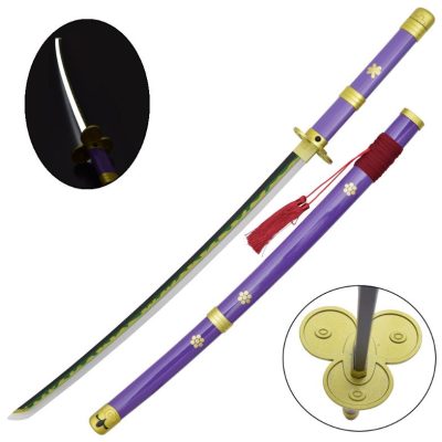 one piece:katana enma violet con illuminazione led !