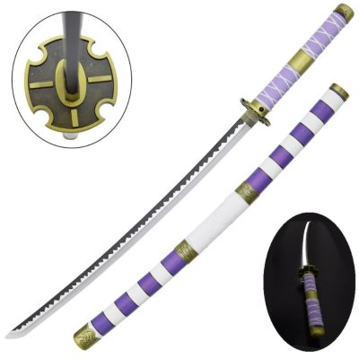 one piece:katana wado ichimonji zoro roronoa con illuminazione led!